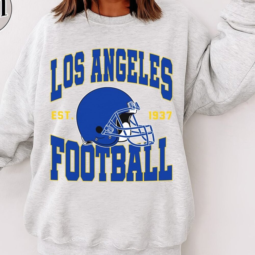 Los Angeles Football Vintage Style Crewneck Sweatshirt 17